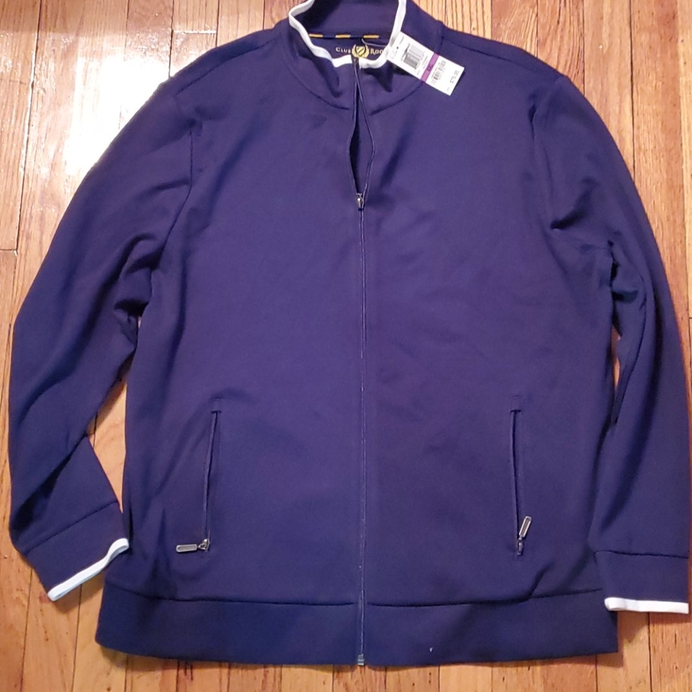 Club Room BRAND NEW Performance Track Jacket!! XXL